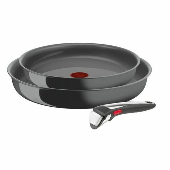 Pannenset Tefal L2619102 Grijs Aluminium (3 Stuks) 1