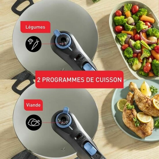 Snelkookpan Tefal 6 L Roestvrij staal 2