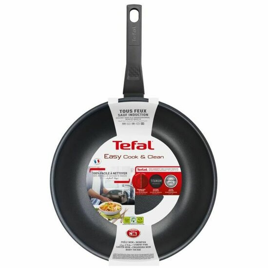 Wokpan Tefal B5541902 Zwart Aluminium &Oslash; 28 cm 4