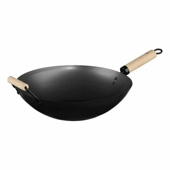 Wokpan Secret de Gourmet Zwart Roestvrij staal &Oslash; 35 cm 1