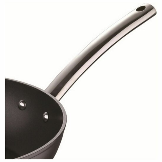 Wokpan Masterpro Zwart Aluminium Gehard aluminium (&Oslash; 28 cm) 3