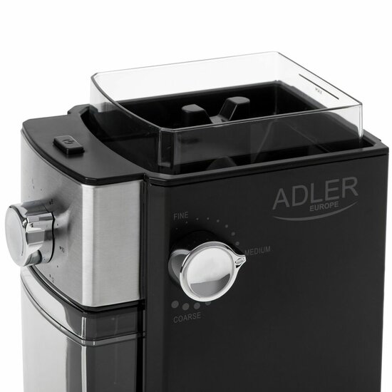 Elektrische koffiemolen Adler AD 4448 Zwart Zilverkleurig 150 W 300 W 250 g 6