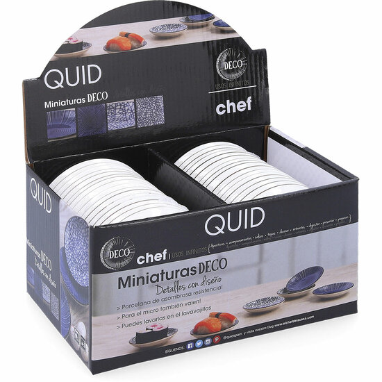 Dessertbord Quid Chef Multicolour Keramisch (32 Stuks) (Pack 32x) 1