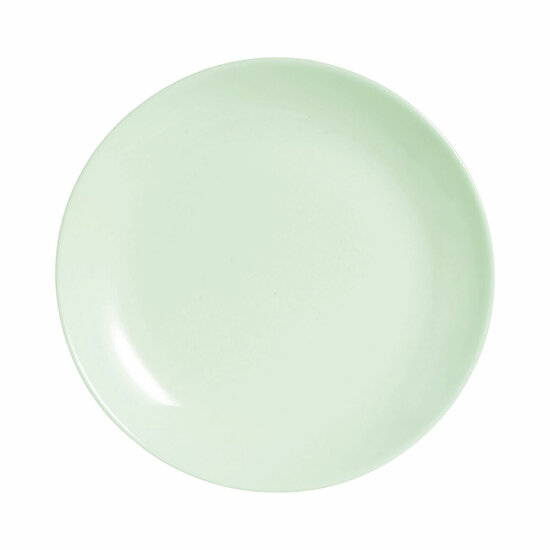 Dessertbord Luminarc Diwali Paradise Groen Glas 19 cm (24 Stuks) 4