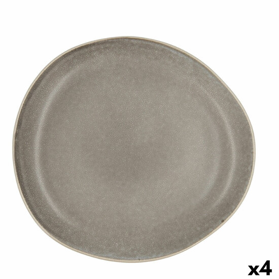 Dinerbord Bidasoa Gio Incidenteel Grijs Keramisch 26,5 cm (4 Stuks) 1