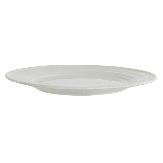 Dinerbord DKD Home Decor Wit Porselein 27 x 27 x 2 cm 1