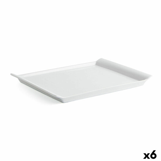 Serveerschaal Quid Gastro Fresh Keramisch Wit (31 x 23 cm) (6 Stuks) 1