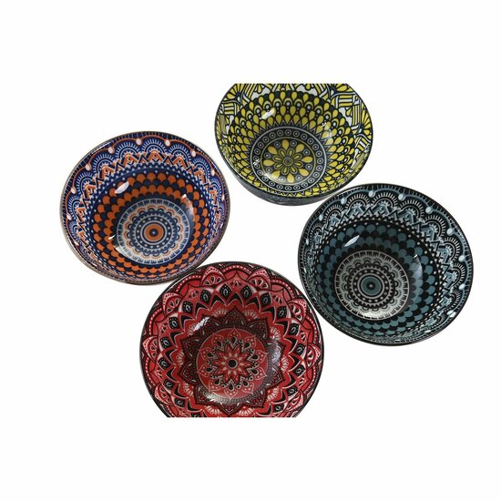 Sushi set DKD Home Decor Multicolour Bamboe Keramiek Mandala Orientaals 34 x 34 x 6,5 cm (12 Onderdelen) 2