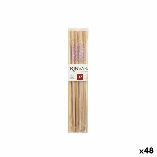 Sushi set Bruin Bamboe (48 Stuks) 1