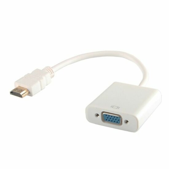 Adapter HDMI naar VGA Savio CL-27 Wit 1