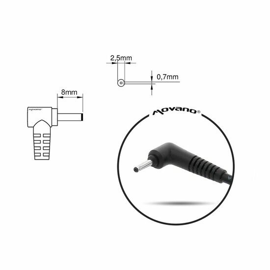 Laptop oplader Mitsu 5ZM008 40 W 2