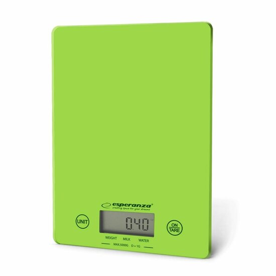 Keukenweegschaal Esperanza EKS002G Groen 5 kg 1