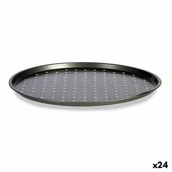 Ovenschaal Pizza Grijs Koolstofstaal 33 x 1 x 33 cm (24 Stuks) 1