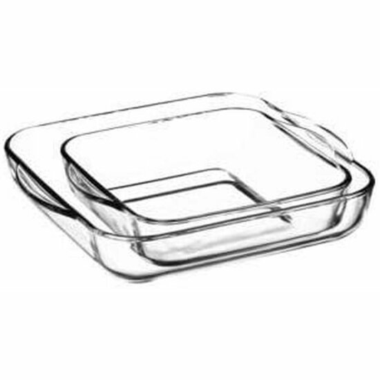 Set met ovenschalen 1690037 Transparant Kristal 1 L (2 Stuks) 4