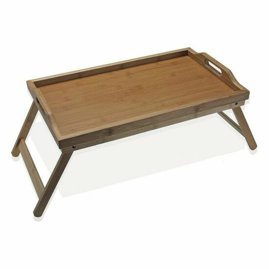 Opvouwbaar dienblad voor bed Versa Hout Bamboe (30 x 23 x 50 cm) 1