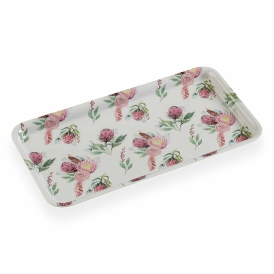 Dienblad Versa Blommor Melamine 16 x 1,4 x 30 cm 1