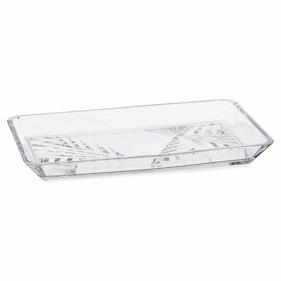 Dienblad Madlen Kristal Transparant (16,5 x 2,6 x 27,5 cm) 1