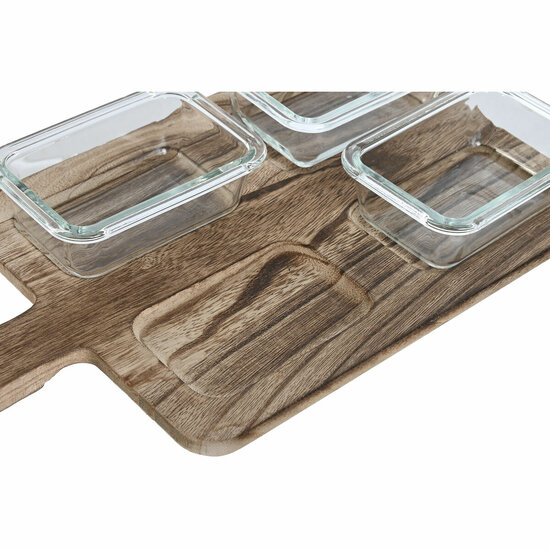 Snackdienblad Home ESPRIT Natuurlijk 350 ml 39,5 x 20 x 5 cm 2