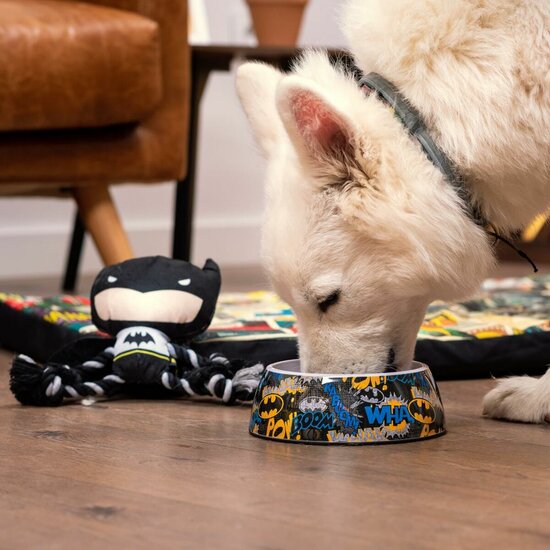 Voerbak voor honden Batman Melamine 180 ml Zwart Metaal 3