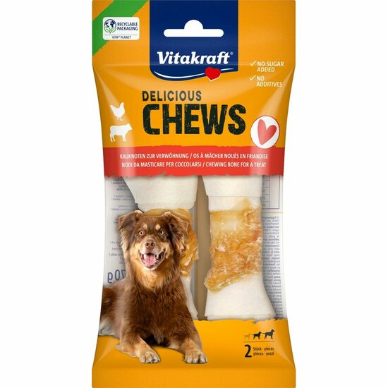 Hondensnoepjes Vitakraft Chews Deli Kip 70 g 1