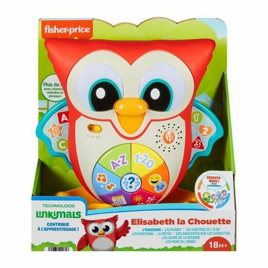 Hondenspeelgoed Fisher Price Elisabeth The Owl 3