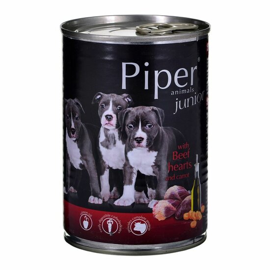 Natvoer Dolina Noteci Piper Junior beef Kalfsvlees Wortel 400 g 1