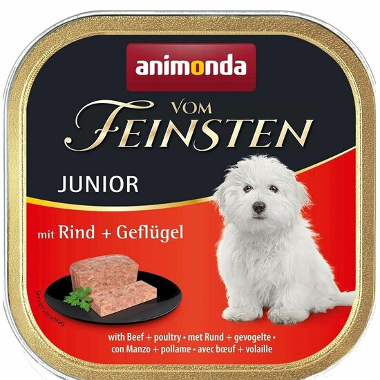 Natvoer Animonda Vom Feinsten Junior Kalfsvlees Vogels 150 g 1