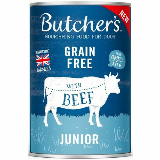 Natvoer Butcher&amp;apos;s Original Junior Kip Kalfsvlees 400 g 1