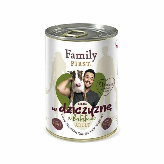 Natvoer Family First FF-19040 Vlees Wild zwijn Zoete aardappel 400 g 1