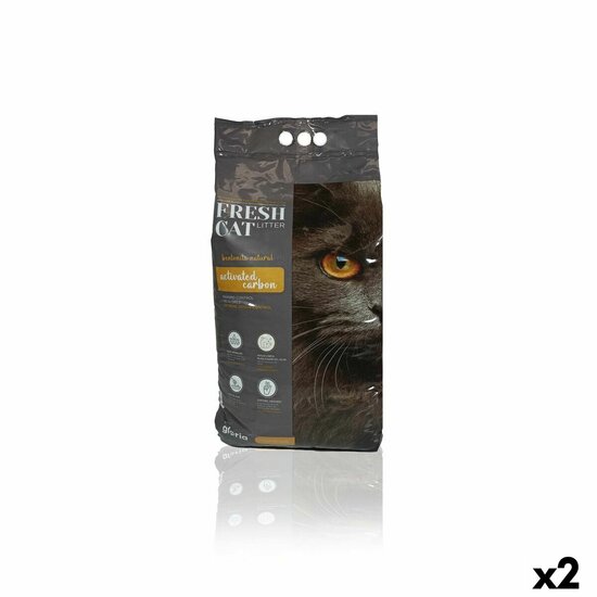 Kattenbakvulling Gloria Premium Actieve kool 10 kg 2 Stuks 1