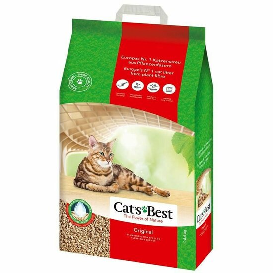 Kattenbakvulling Cat&amp;apos;s Best EcoPlus 20 L Beige 1