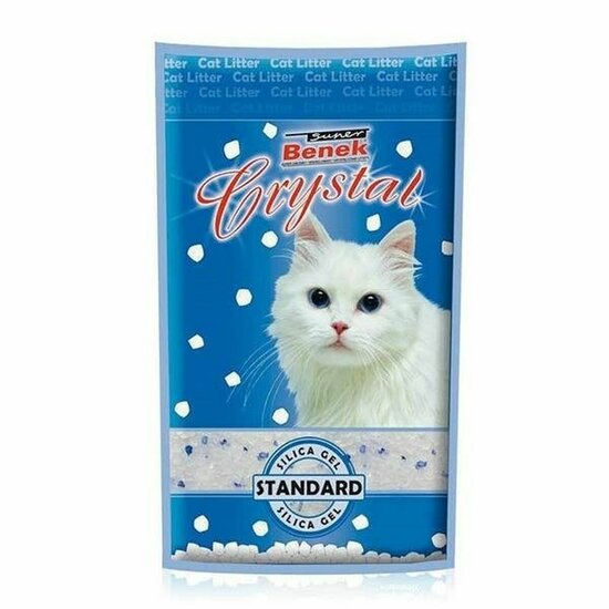 Kattenbakvulling Super Benek Crystal Standard Natural 3,8 L 1