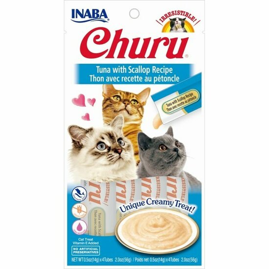 Kattensnoepjes Inaba Churu Tonijn 4 x 14 g 1