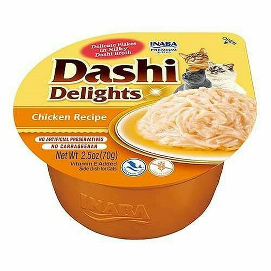 Kattensnoepjes Inaba Dashi Delights Kip 70 g 1