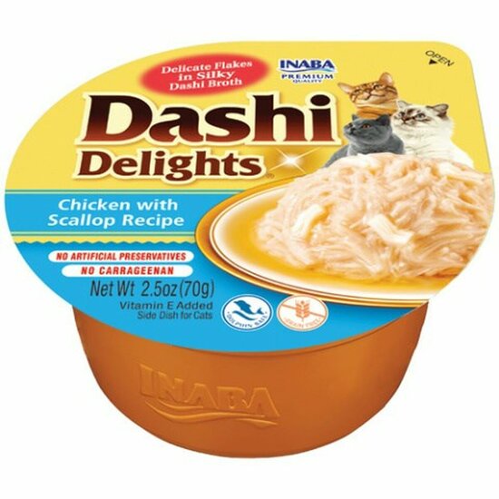 Kattensnoepjes Inaba Dashi Delights Kip 70 g 1