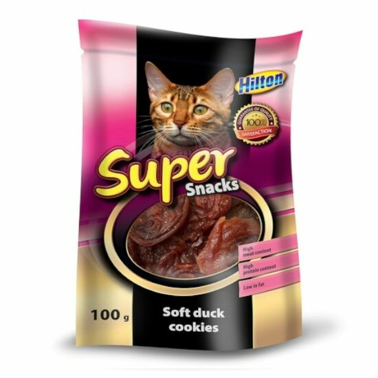 Kattensnoepjes Hilton Soft duck cookies 100 g 1