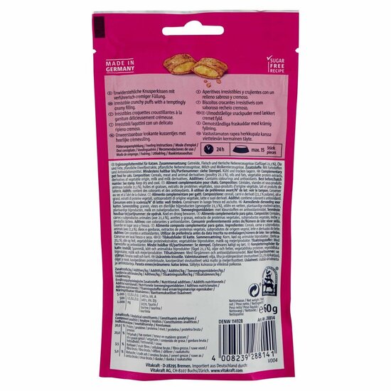 Kattensnoepjes Vitakraft CRISPY CRUNCH Vogels 60 g 2