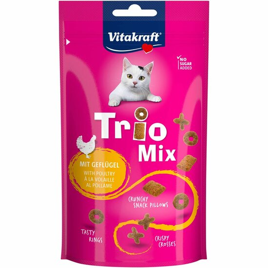 Kattensnoepjes Vitakraft Trio Mix Poultry Vogels 60 g 1