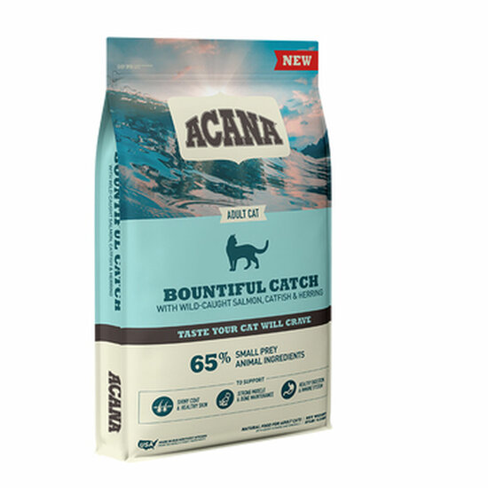 Kattenvoer Acana Bountiful Catch Volwassen Zalm 4,5 Kg 1