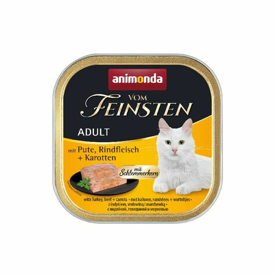 Kattenvoer Animonda Vom Feinsten Kalfsvlees Wortel 100 g 100 L 1