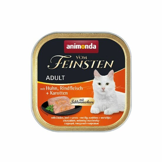 Kattenvoer Animonda Vom Feinsten Kip Kalfsvlees 100 g 100 L 1