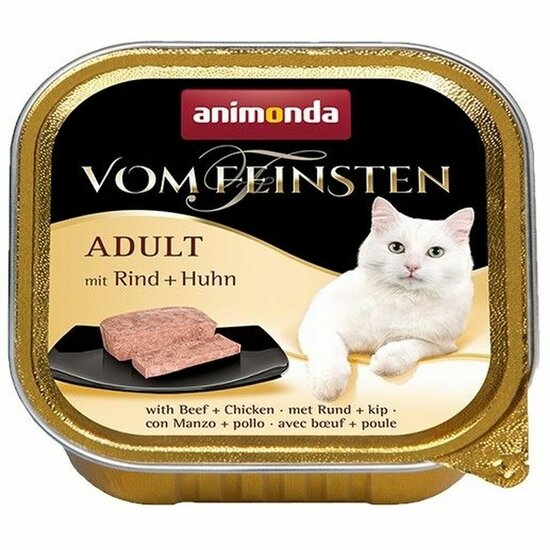 Kattenvoer Animonda Vom Feinsten Kip Kalfsvlees 100 g 100 L 1