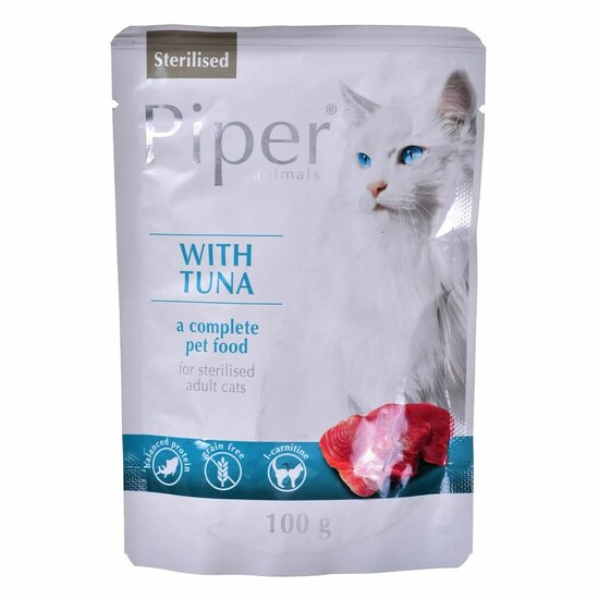 Kattenvoer Dolina Noteci Piper Animals Tonijn 100 g 100 L 1