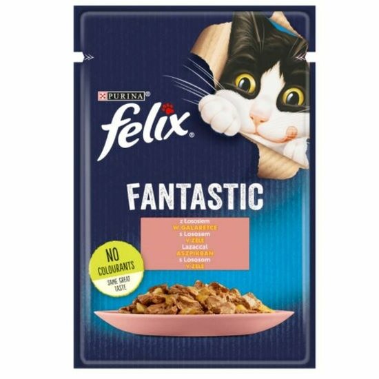 Kattenvoer Purina Fantastic Zalm 85 g 1