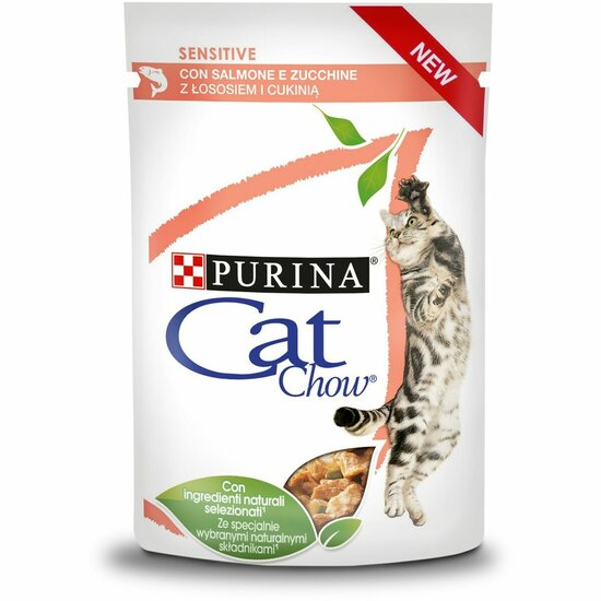 Kattenvoer Purina SENSITIVE Zalm 85 g 1