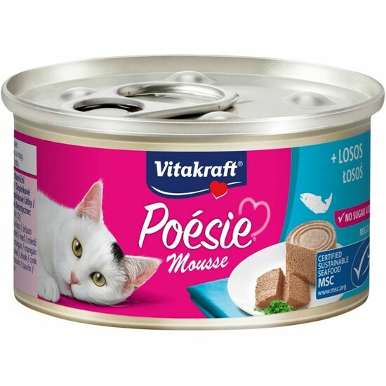 Kattenvoer Vitakraft POESIE mousse salmon Vis 85 g 1