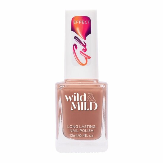 Nagellak Wild &amp; Mild Gel Effect Nude Beach 12 ml 1