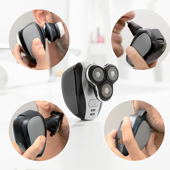 5-in-1 oplaadbaar ergonomisch multifunctioneel scheerapparaat Shavestyler InnovaGoods 2