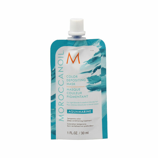 Haarmasker Moroccanoil Depositing Aqua marine  30 ml 1