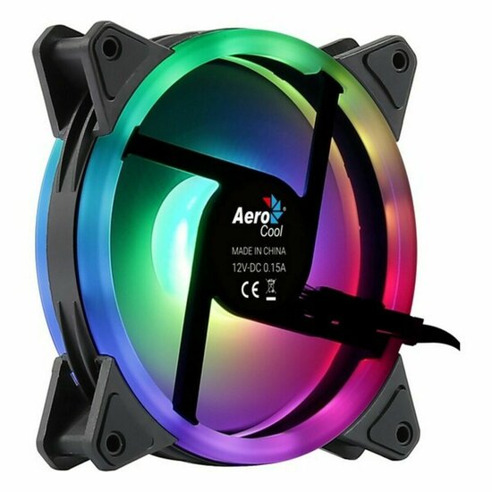 Case fan Aerocool Duo 12 1000rpm (&Oslash; 12 cm) RGB &Oslash; 12 cm (1 Stuks) 4